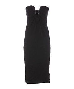Pinko Evening Contoured Neckline Midi Dress