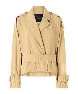 Pinko Belted Short Trench Coat