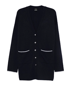 Pinko V-Neck Button-Up Cardigan