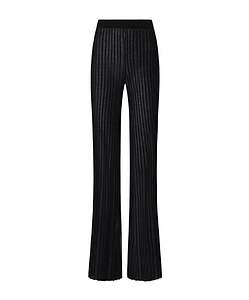 Pleated Flared Trousers