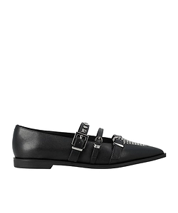 Pinko Embellished Pointed-Toe Flat-Shoes