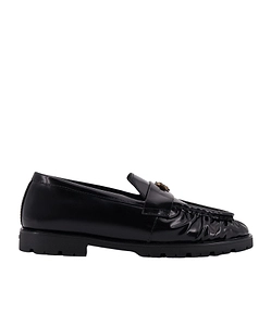 Pinko Logo Plaque Flat Shoes