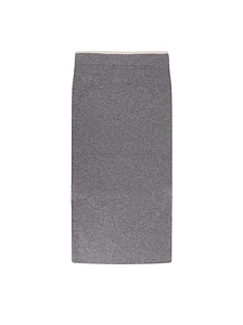 Pinko Nuova Guinea Logo Patch Knitted Midi Skirt