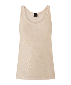 Sequinned Tank Top