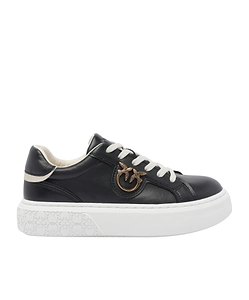 Pinko Logo-Plaque Lace-Up Sneakers