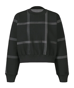 Pleats Please Issey Miyake Crossing Knit Sweater