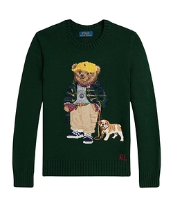 Polo Ralph Lauren Kids Polo Bear-Motif Knitted Jumper