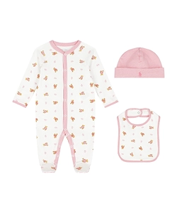 Polo Ralph Lauren Kids Polo Bear Onesie Set