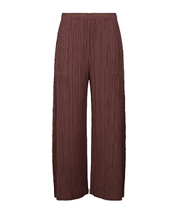 Pleats Please Issey Miyake Wide Leg Pleated Trousers