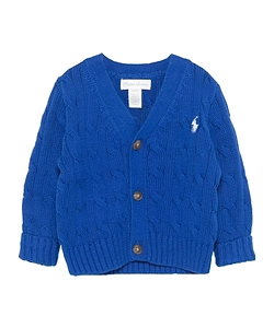 Ralph Lauren Kids V-Neck Cable-Knit Cardigan