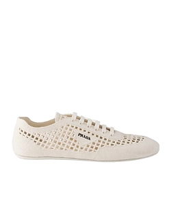 Prada Crochet Low-Top Sneakers