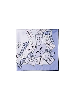 Prada Logo Print Scarf