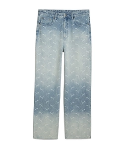 Puma X A$Ap Rocky Logo Monogram Straight-Leg Jeans