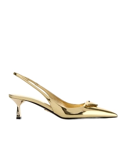 Prada Pointed-Toe Slingback Pumps