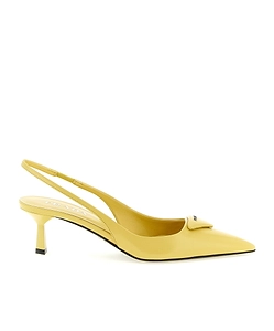 Prada Pointed-Toe Slingback Pumps