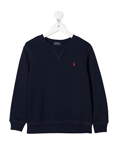 Polo Ralph Lauren Kids Polo Pony Embroidered Crewneck Sweatshirt