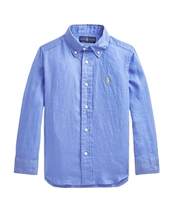 Polo Ralph Lauren Kids Logo Embroidered Long-Sleeved Shirt