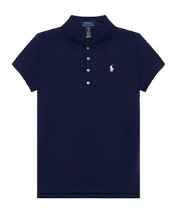 Polo Ralph Lauren Kids Logo Embroidered Straight Hem Polo Shirt