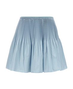 Redvalentino High Waist Pleated Mini Skirt