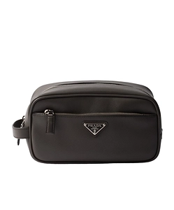 Saffiano Leather Travel Pouch