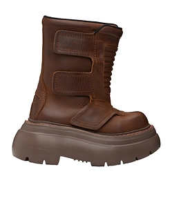 Chunky Racing Ankle Boots