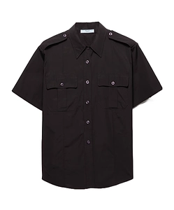 Short-Sleeved Poplin Shirt