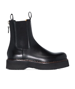 Contrast-Stitch Chelsea Boots