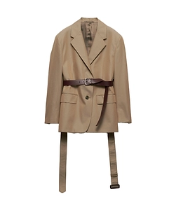 Single-Breasted Twill Jacket