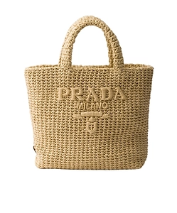 Prada Logo Detailed Small Tote Bag