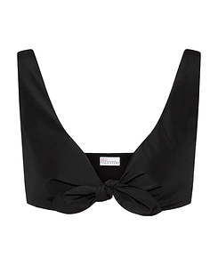 Redvalentino Front-Tied Sleeveless Cropped Top