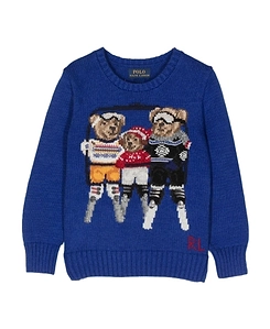 Teddy-Print Jumper