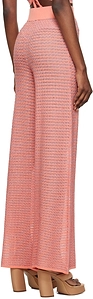Striped Elastic Waist Casual Pants
