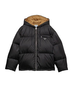 Black Re-Nylon Down Jacket