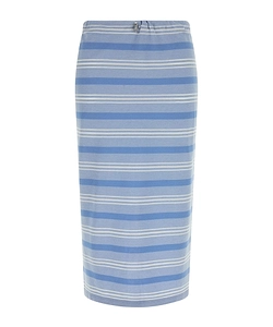 Prada Striped Jersey Knitted Skirt