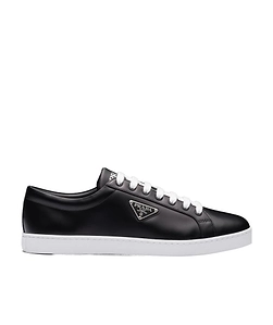 Brushed Leather Sneakers