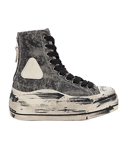 Kurt Distressed-Effect Zip-Fastening Sneakers