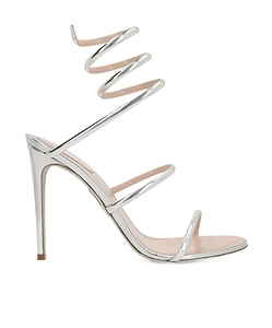 Round-Toe High-Heeled Sandals