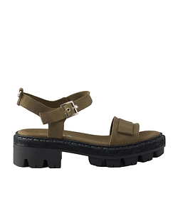 Prada Buckle Strap Platform Heeled Sandals