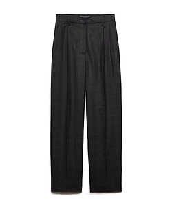 Prada Pleated Wide-Leg Pants