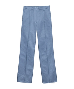 Prada Pleated Straight-Leg Pants