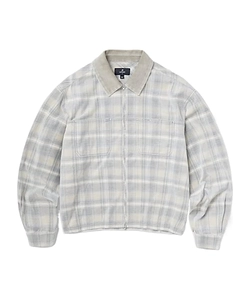 Represent Check Corduroy Zip Shirt