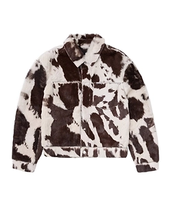 Represent Animal Motif Zip Jacket
