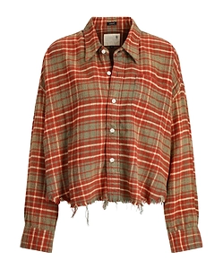 Long Sleeve Cropped Shirt