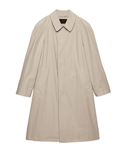 Prada Single-Breasted Cotton Coat
