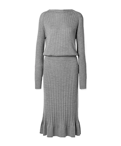 Eden Ribbed Wool Blend Dress