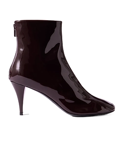 Glove Patent Leather Ankle Boots