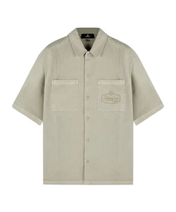 Represent Oversized Fit Short-Sleeved Overshirt