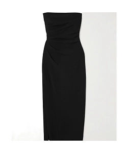 Falling Strapless Dress