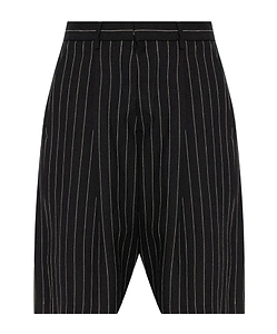 Pinstripe Bermuda Shorts