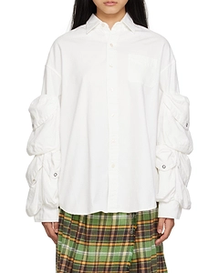 R13 Cargo Pockets Button-Up Shirt